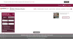Desktop Screenshot of hotelunzagaplaza.com